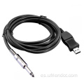 cable de reducción de ruido de graves mono a chip usb